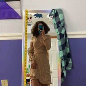 Brandy long sleeve wrap dress